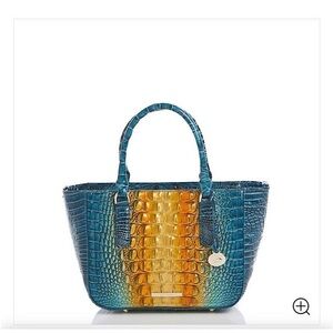 Brahmin Purse-Small “Ashley” Bermudan Ombre-Checkbook included